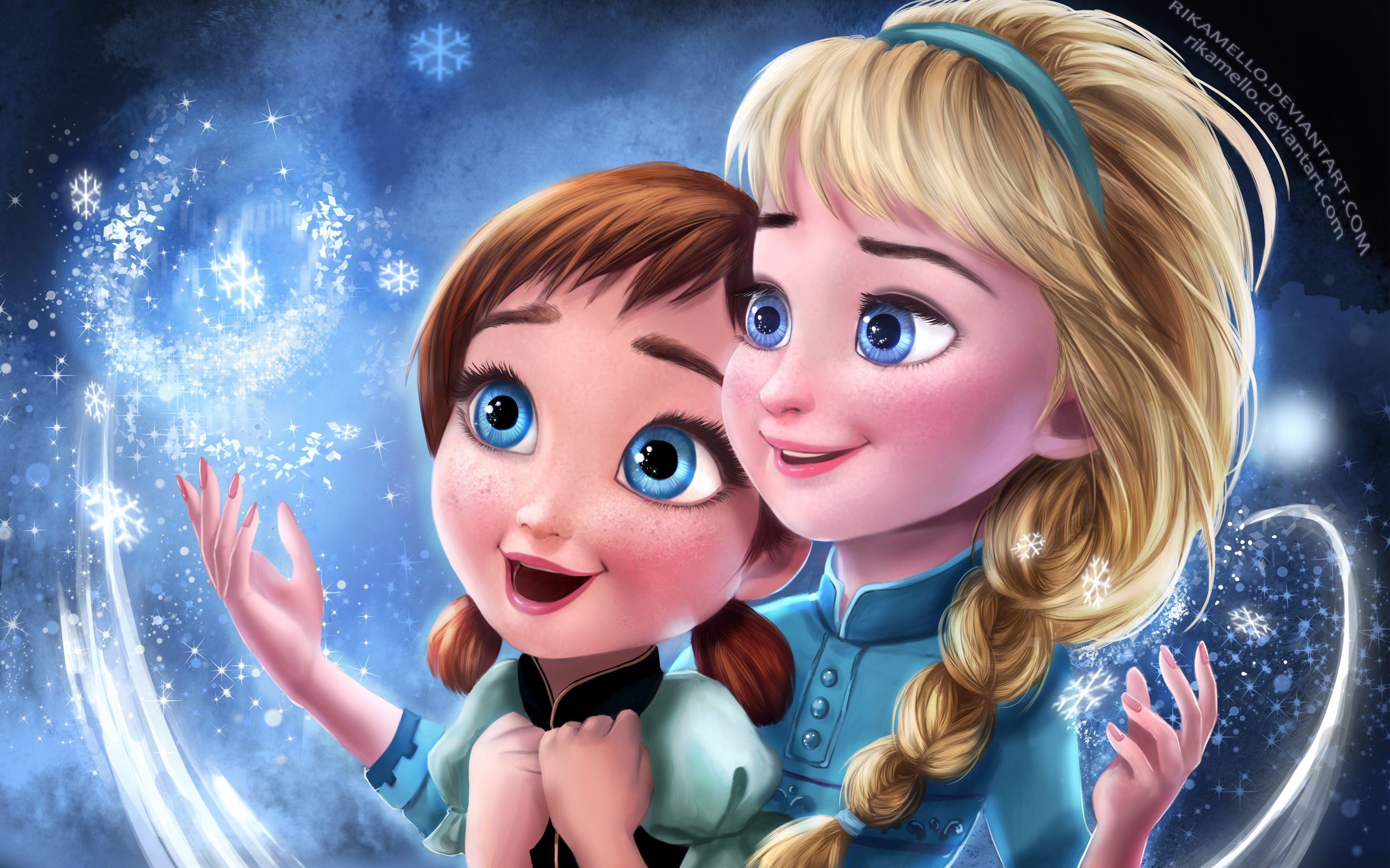 Frozen Elsa Anna Sisters299457410